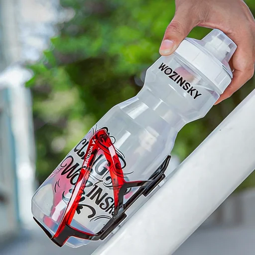 Wozinsky WUR-01BR Biciklis Kulacstartó Kosár - Fekete és Piros - 7