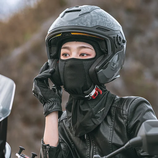 Wozinsky WKM-03B maszk motoros és kerékpáros téli balaklava - fekete - 8