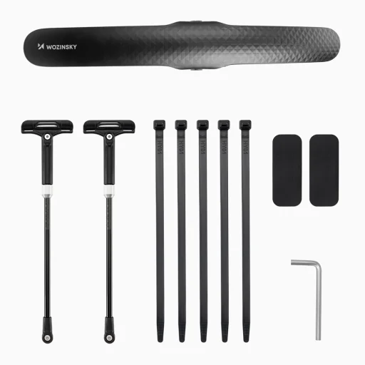 Wozinsky WBR-01 univerzális állítható biciklis sárvédő - fekete - 4