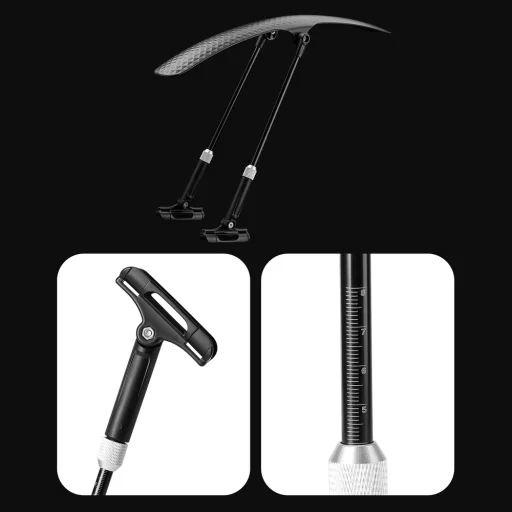 Wozinsky WBR-01 univerzális állítható biciklis sárvédő - fekete - 10