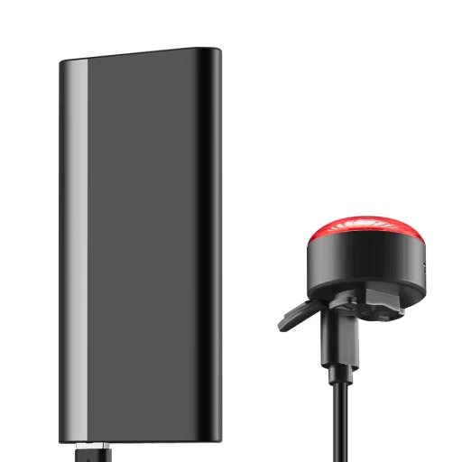 Wozinsky WIS-01 vízálló intelligens hátsó lámpák 2 db - Fekete - 4