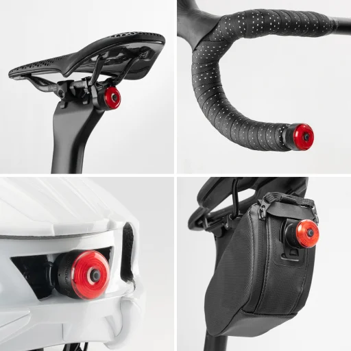 Wozinsky WIS-01 vízálló intelligens hátsó lámpák 2 db - Fekete - 5