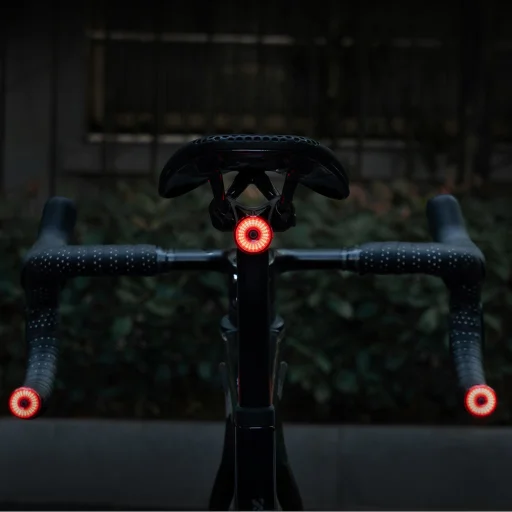 Wozinsky WIS-01 vízálló intelligens hátsó lámpák 2 db - Fekete - 7