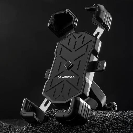 Wozinsky WUD-01B Kormányra szerelhető telefon tartó kerékpárhoz - Fekete - 2