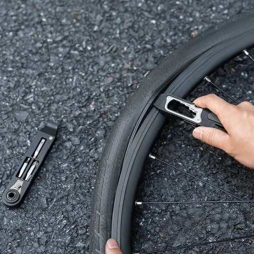 Wozinsky WZK-L2 14 az 1-ben Kerékpáros Szerszámkészlet, Multitool, Inbuszkulcsok, Gumiemelő - Fekete - 11