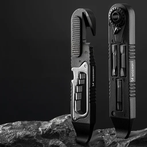 Wozinsky WZK-L2 14 az 1-ben Kerékpáros Szerszámkészlet, Multitool, Inbuszkulcsok, Gumiemelő - Fekete - 6