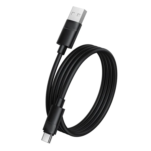 Borofone BX123 Leya kábel - USB to Type-C - 36W 3A 1 méter fekete - 5