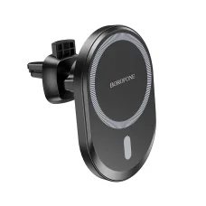 Borofone autós tartó BH71 mágneses légbefúvóra fekete