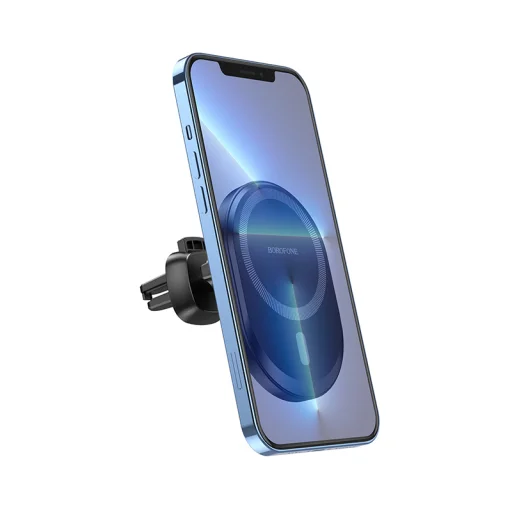 Borofone autós tartó BH71 mágneses légbefúvóra fekete - 5