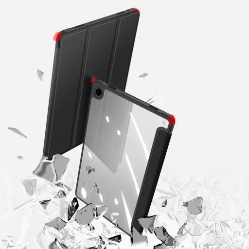 Dux Ducis Toby páncélozott fliptok Samsung Galaxy Tab A11 Plus/A9 Plus - Fekete tok - 10