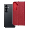 Samsung Galaxy S26 tok LUNA Book Carbon piros thumbnail
