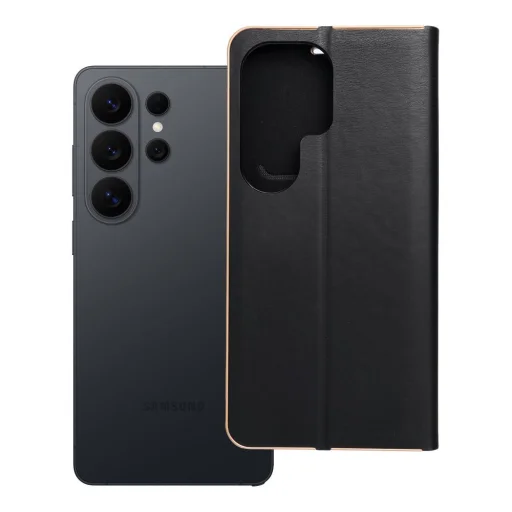 Samsung Galaxy S26 Ultra LUNA Book Gold puzdro čierne - 9