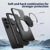 Samsung Galaxy S26 Ultra Magsafe kihajtható támasztékkal TPU + PC Hybrid tok (Fekete) thumbnail