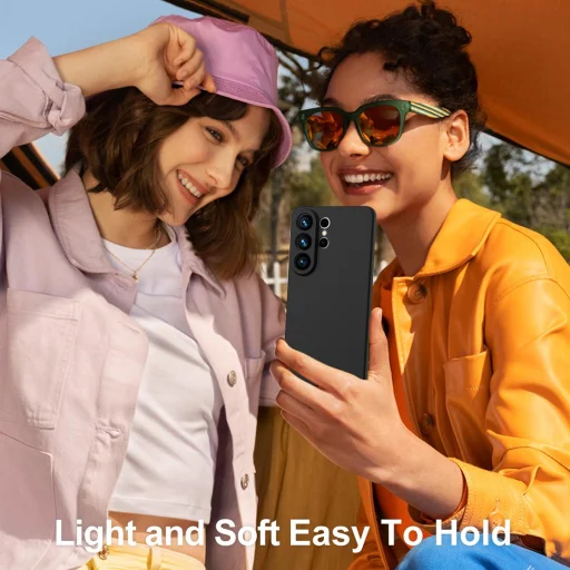 Samsung Galaxy S26 Ultra Ütésálló Szilikon MagSafe Telefon Tok (Fekete) - 7