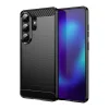 Samsung Galaxy S26 Ultra szénszálas-hatású TPU tok (fekete) thumbnail
