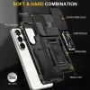 Samsung Galaxy S26 Ultra páncél PC-TPU mágneses kameravédő telefontok (fekete) thumbnail