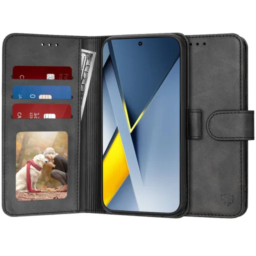 Xiaomi Poco F8 Ultra Techsuit - Diary Book - Fekete tok - 1