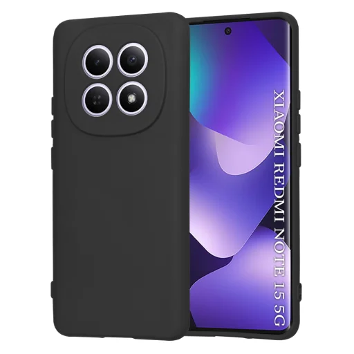 Xiaomi Redmi Note 15 5G Techsuit SoftFlex Fekete tok - 1