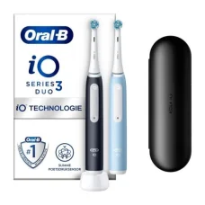 Oral-B Elektromos fogkefe iO Series 3 Duo Matt Fekete/Jégkék EU