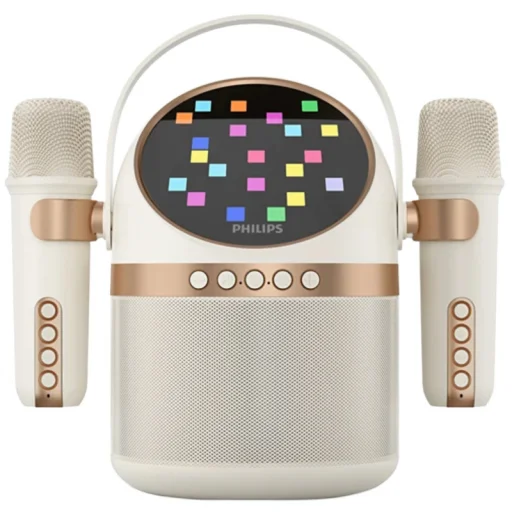 Bluetooth Hangszóró Philips, 10W, Karaoke, Bézs TAS2509WT/00 - 2