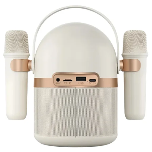 Bluetooth Hangszóró Philips, 10W, Karaoke, Bézs TAS2509WT/00 - 5