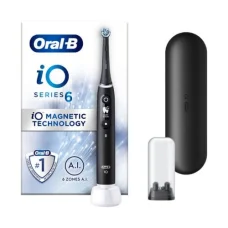 Oral-B Elektromos Fogkefe iO Series 6 Tokkal, Láva Fekete EU