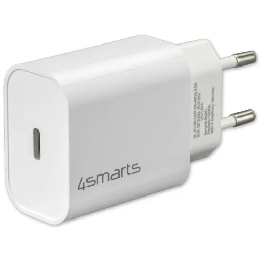 4smarts VoltPlug 20W PD USB-C hálózati töltőadapter USB-C → Lightning kábellel fehér - 2
