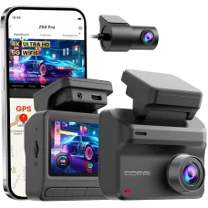 Dash + Hátsó Kamera DDPAI Z50 Pro Dual, 4K, Wi-Fi, GPS, 3inch LCD, Fekete