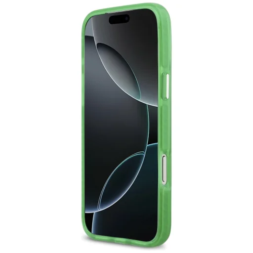 iPhone 17 Pro Max Lacoste ütésálló áttetsző matt MagSafe tok zöld - 5