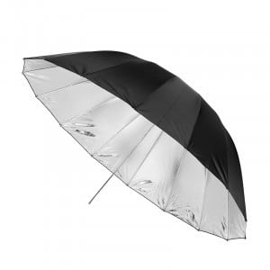 Fekete/ezüst ernyő 150cm