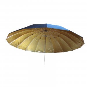 Fekete/arany ernyő 150cm