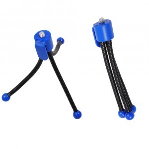 Flexibilis mini tripod kék, 1/4'' csatlakozással