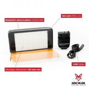 Jackal LED-1500B led panel, videólámpa 5500K/3200K