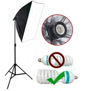 Softbox 7200lm, 2m állvánnyal