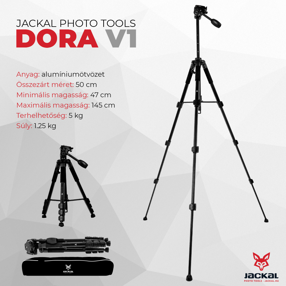 Jackal DORA V1 fotós állvány-12