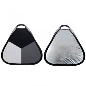 4 in 1 trichromatic reflektor és ezüst derítőlap markolattal 60cm