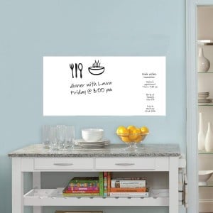 Öntapadós whiteboard markerrel írható fehértábla