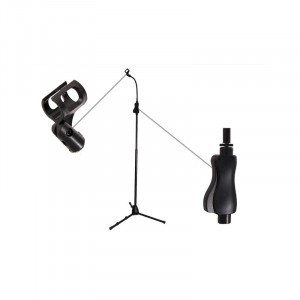 Mikrofonállvány 90-150cm, +30cm-es rugalmas karral