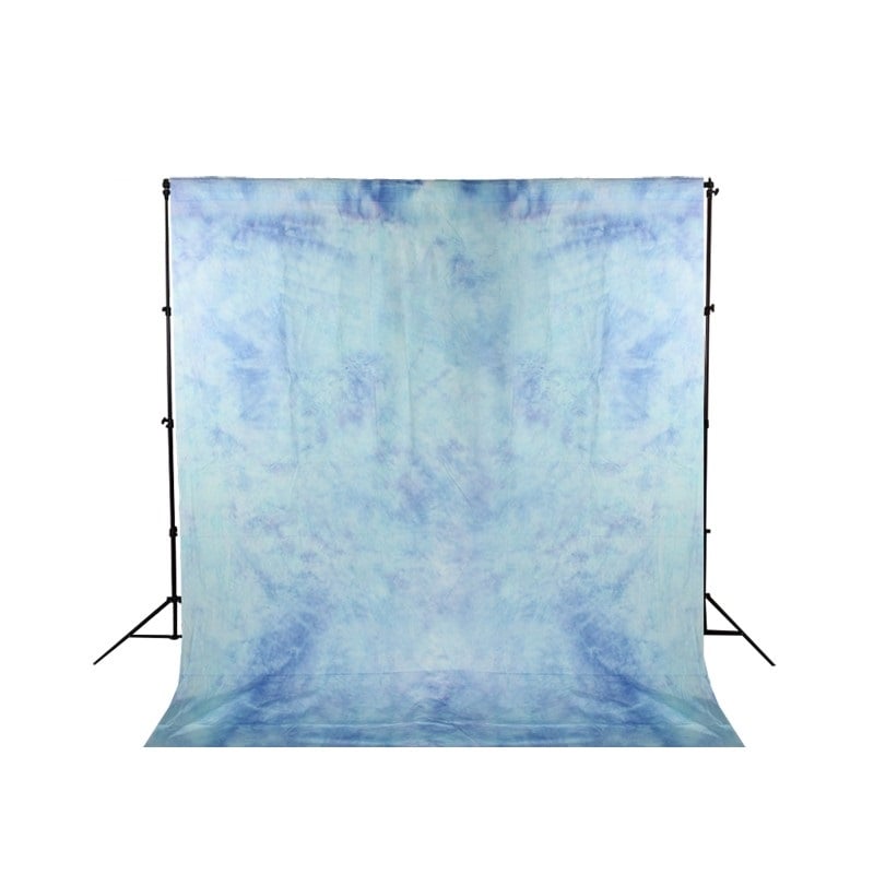 Pamut háttér 2.5x5m kék-fehér-0