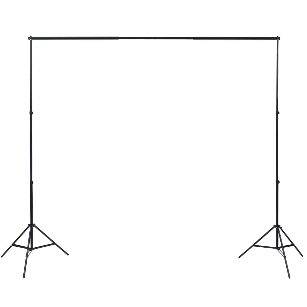 Softbox szett 2x135W, 2x2m állvánnyal, 4db hátterrel-3