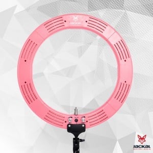Jackal LR45-80 Slim LED körfény, körlámpa, LED gyűrű - Rózsaszín