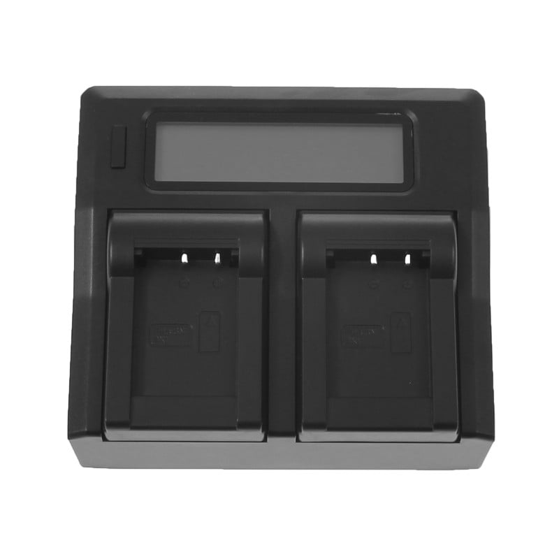 Dupla utángyártott Sony NP-FW50, NP-FW70, NP-FW100 hálózati töltő LCD kijelzővel-1