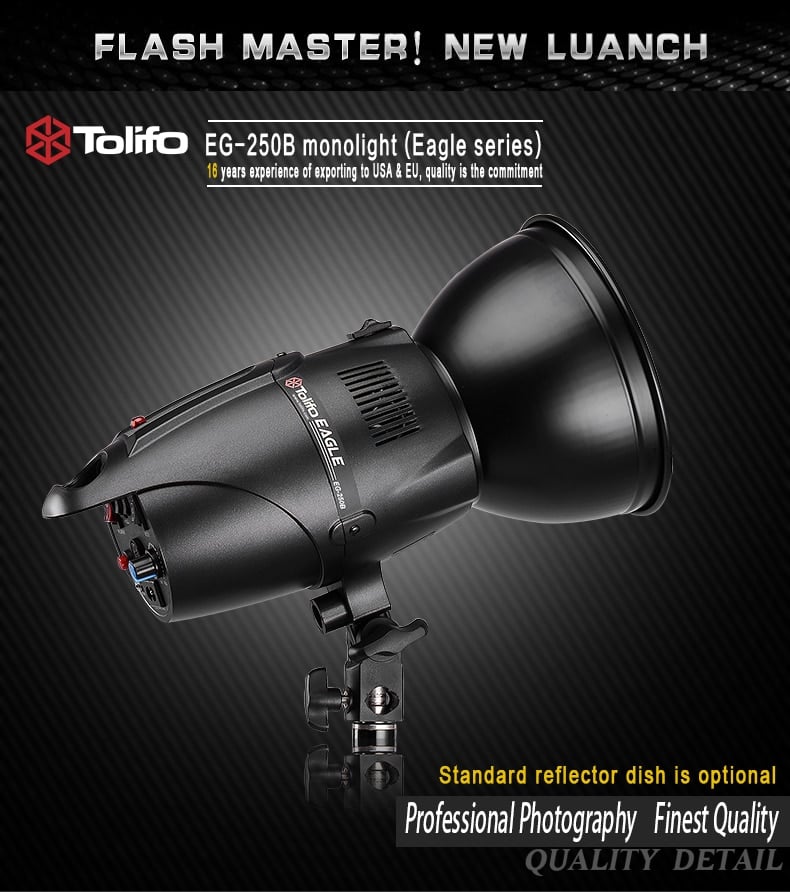 Tolifo EG-250B 250W vaku, stúdióvaku-7