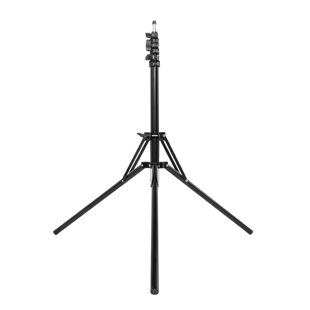 Kompakt alumínium lámpatartó stúdió állvány, vakuállvány 190cm, spigot fejjel (LTM190)-0