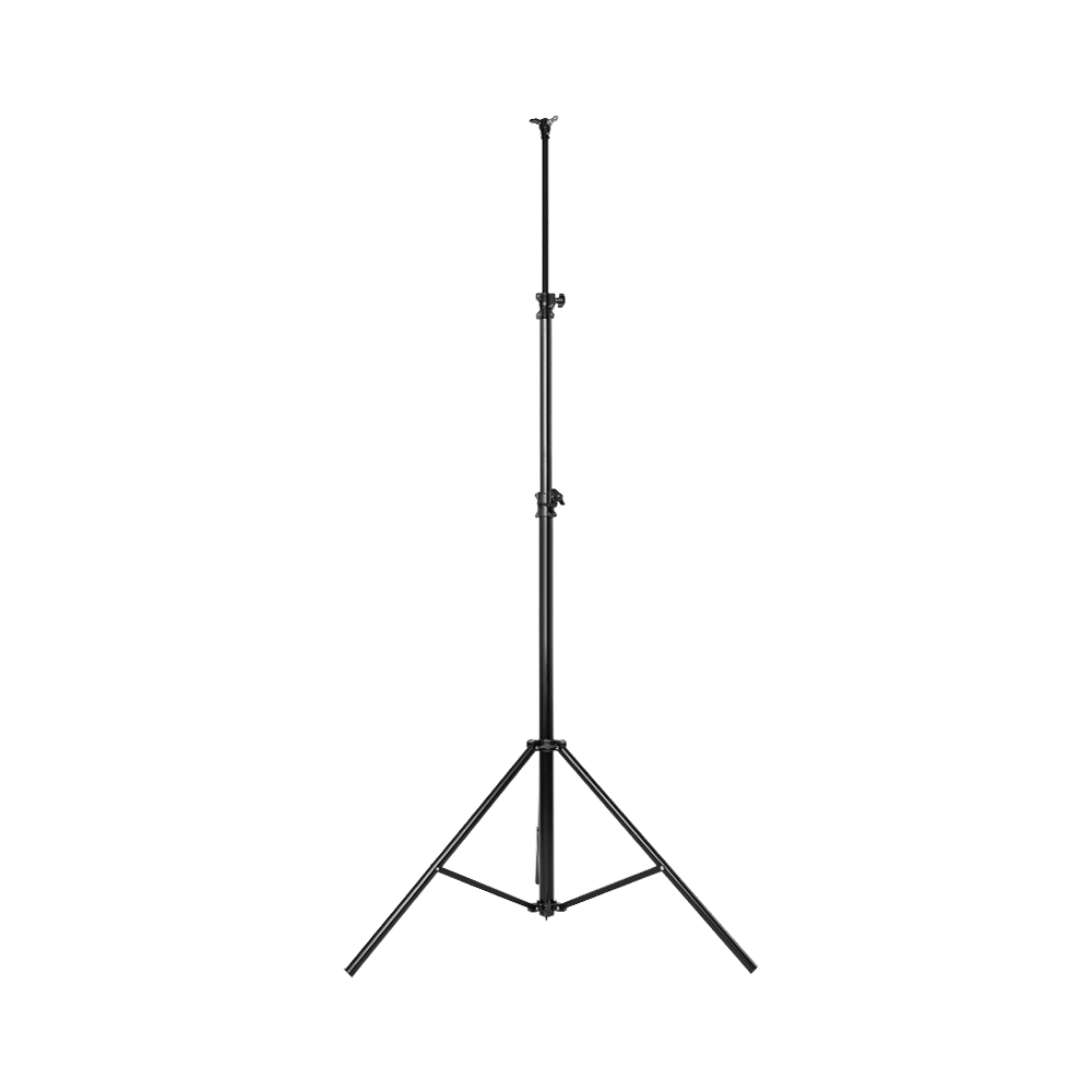 Alumínium lámpatartó stúdió állvány, vakuállvány 300cm, spigot fejjel, légcsillapítással (LT1083)-1