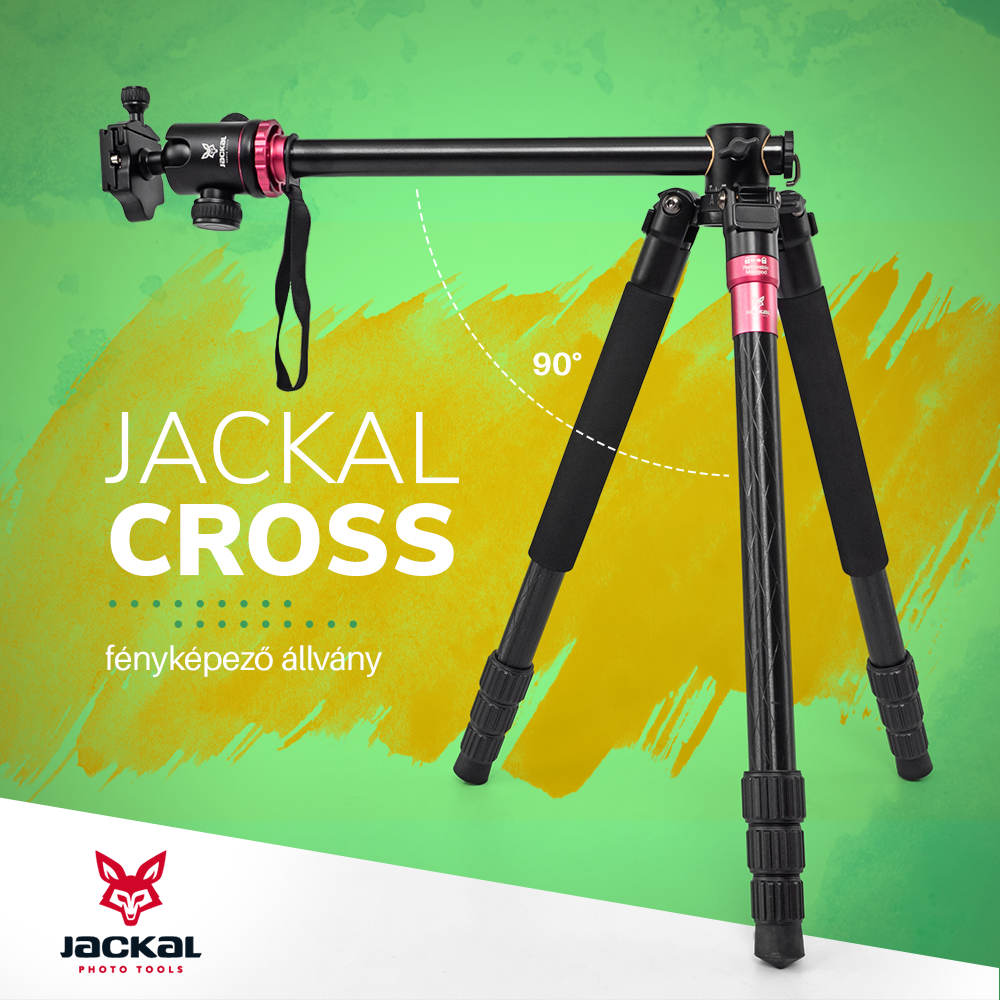 Jackal Cross fényképező, kamera állvány keresztoszloppal-0