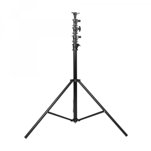 Alumínium lámpatartó stúdió állvány, vakuállvány 470cm, spigot fejjel, légcsillapítással (LT1185)