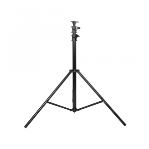 Alumínium lámpatartó stúdió állvány, vakuállvány 300cm, spigot fejjel, légcsillapítással (LT1083)