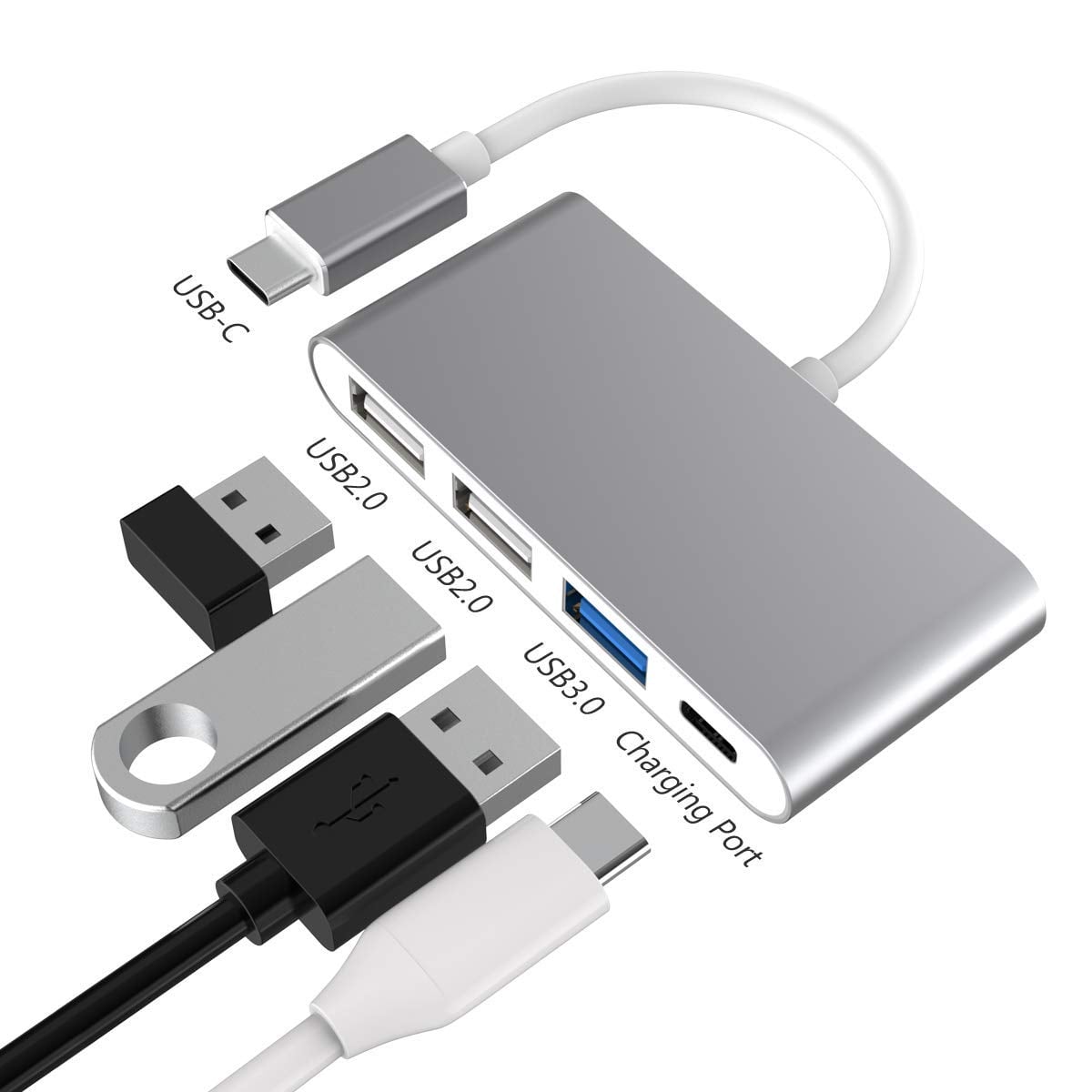RayCue 4 az 1-ben USB Type C Hub USB 3.0 , MacBook-hoz-1