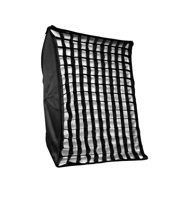 Bowens softbox 60x90cm alumínium gyűrű adapterrel, méhsejtráccsal -0